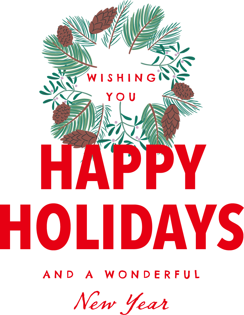 HAPPY HOLIDAYS