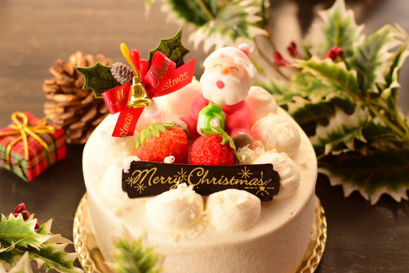 プルメリアラクーン 桃デコクリスマス